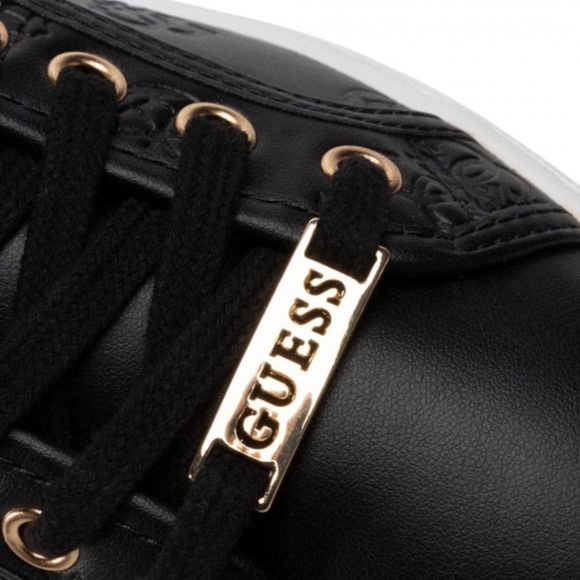 New GUESS Women's Neeka Lace Up Platform Logo Sneakers SZ 9 - Picture 6 of 13